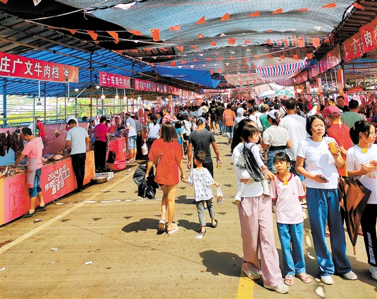 2024年水步傳統(tǒng)文化旅游嘉年華集美食、煙火、潮玩、文創(chuàng)、旅游等豐富元素于一體。