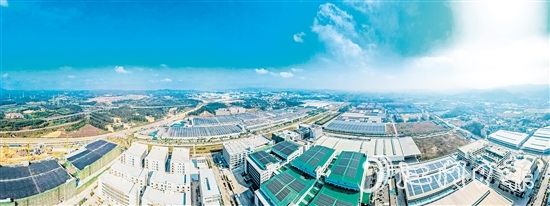 智能家電產(chǎn)業(yè)已成為蓬江區(qū)“3+2”產(chǎn)業(yè)體系中的主導產(chǎn)業(yè)，吸引上下游企業(yè)集聚發(fā)展。圖為蓬江產(chǎn)業(yè)園。劉淑君