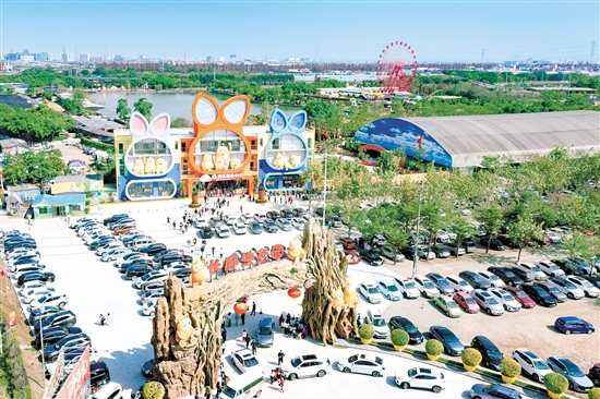 “上新”后，江門長廊生態(tài)園客似云來。