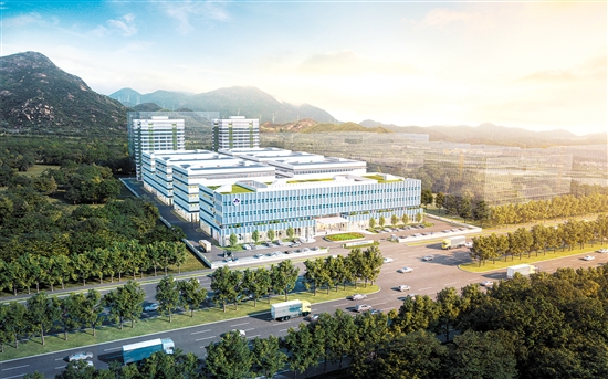 江門市銀發(fā)經(jīng)濟(jì)產(chǎn)業(yè)園效果圖。