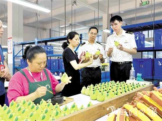 恩平海關積極主動為企業(yè)提供服務。