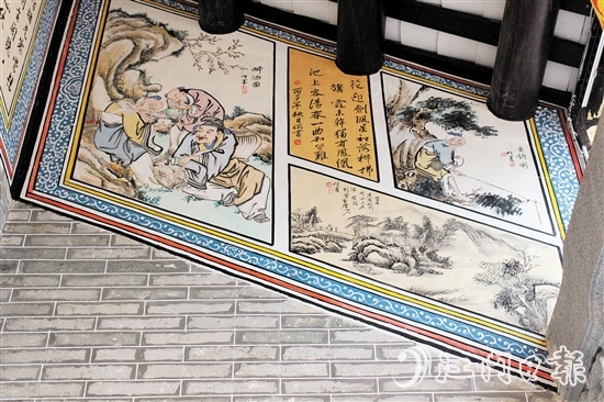 復春馮公祠的壁畫均為原貌修復。