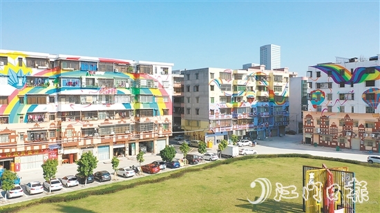 祥龍社區(qū)老舊小區(qū)改造后煥然一新。