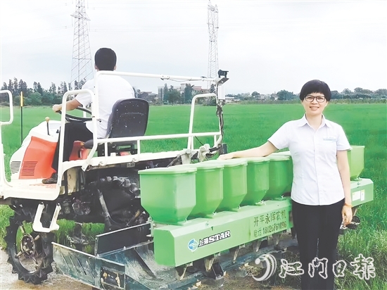 開(kāi)平市永暉農(nóng)機(jī)專業(yè)合作社聯(lián)合社理事長(zhǎng)陳小云