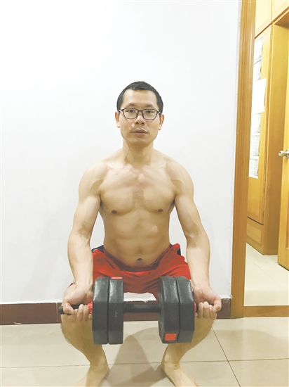 運動已成為馮嘉威雷打不動的日常。