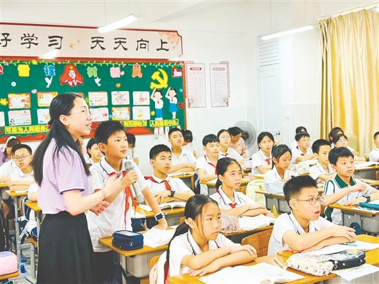 長沙街道辦事處中心學(xué)校打造高效課堂。