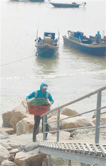 等到漁船靠岸，你可以在漁民處買(mǎi)到各種新鮮海鮮。