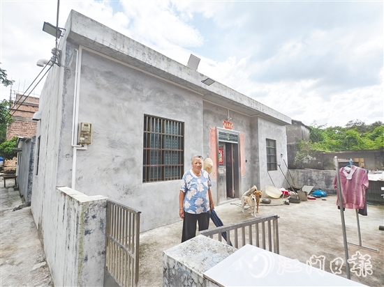 73歲的劉檢勤在古稀之年住上了新房子。