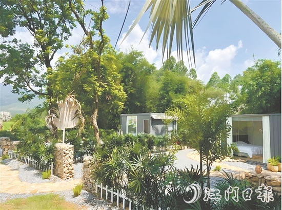 簕菜文化創(chuàng)意園精心打造的庭院景致。