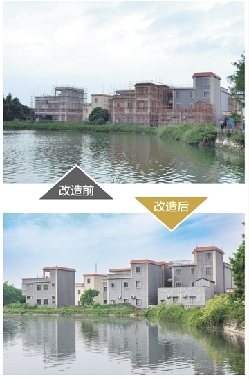 霄南村進(jìn)行農(nóng)房風(fēng)貌改造，繪就鄉(xiāng)村振興新畫卷。