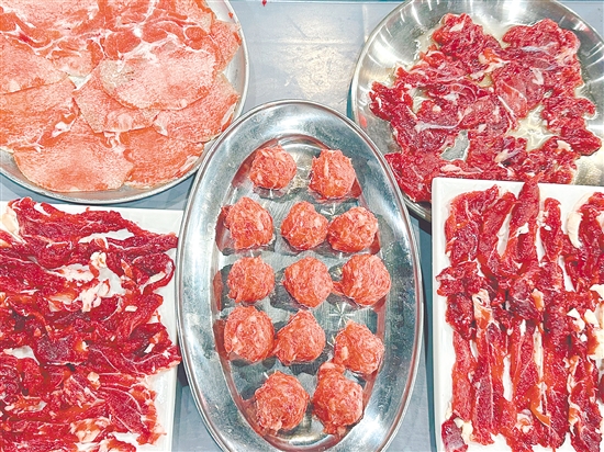 五洞牛肉新鮮美味。