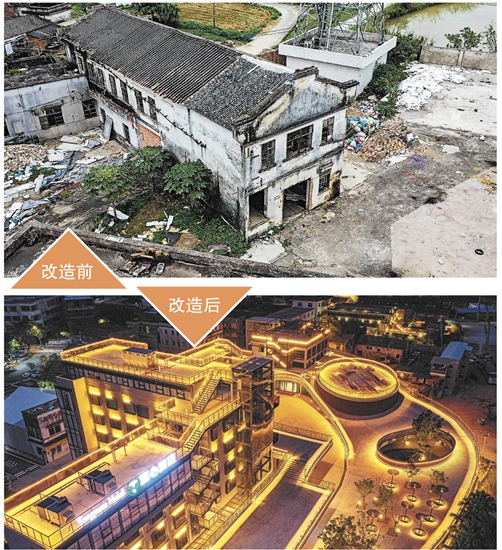 塘口鎮(zhèn)政府舊址經(jīng)過活化后搖身一變，成為“2024年廣東省銀品級鄉(xiāng)村酒店”開平市唐心酒店。