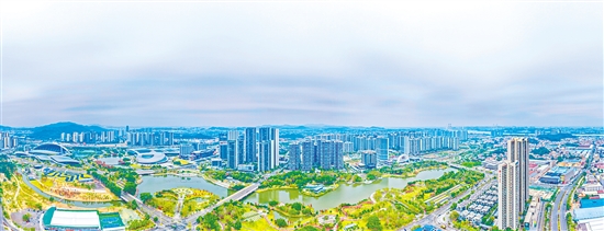 濱江新區(qū)高樓林立。劉瓊