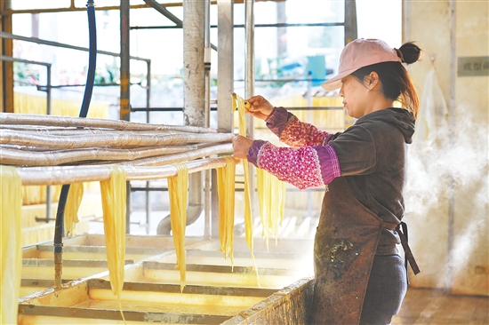 鶴城腐竹因其成色純正、味道鮮美而享譽(yù)海內(nèi)外，是廣東知名的腐竹品牌。