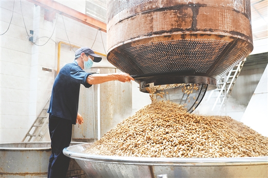 在一代代鶴城人的傳承下，鶴城的花生及其制品不僅在廣東小有名氣，更走出國門、遠(yuǎn)銷海外，成為海外鄉(xiāng)親喜愛的“家鄉(xiāng)味道”。