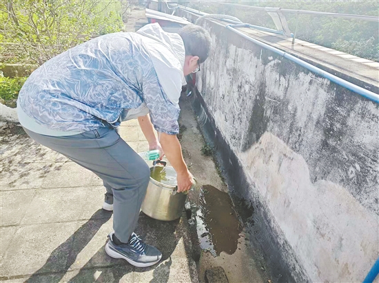 清除積水，防止蚊媒孳生。