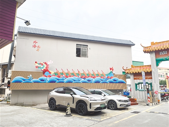 外海街道麻園片區(qū)“三線”綜合整治提升圓滿完成，街道環(huán)境顯著改善。圖為整治后。