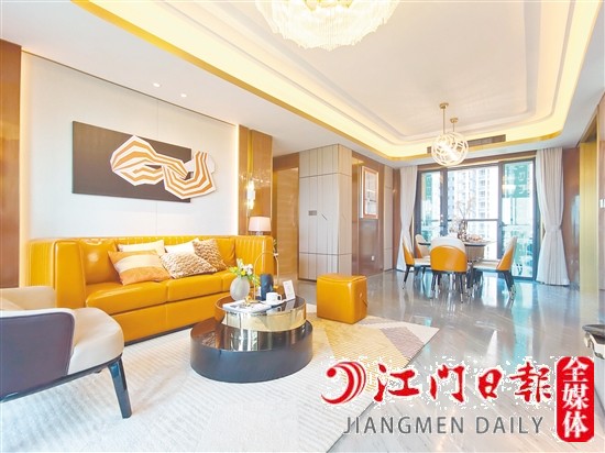 江門二沙島戶型南北對(duì)流，通風(fēng)采光好。商家供圖