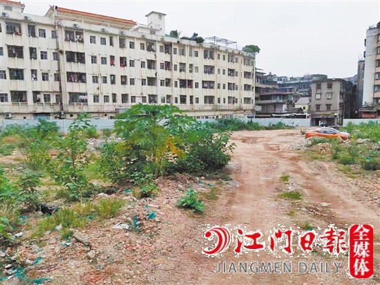 會城詩書街舊改地塊實拍圖。