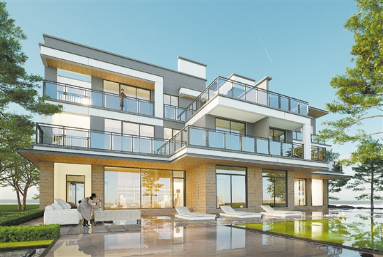 保利·江嶼墅效果圖。