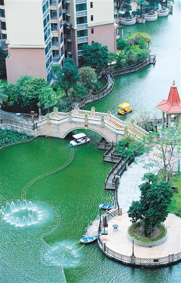 錦富匯景灣小區(qū)環(huán)境優(yōu)美。