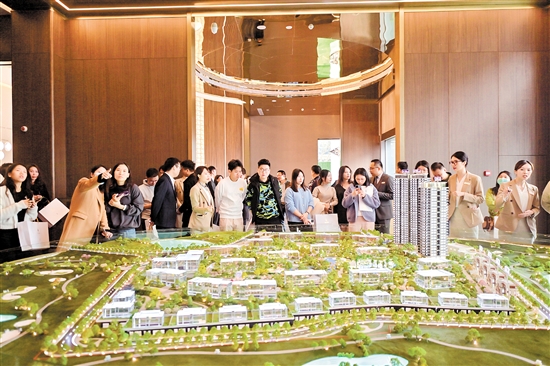 元旦期間，部分優(yōu)質(zhì)樓盤人氣旺。