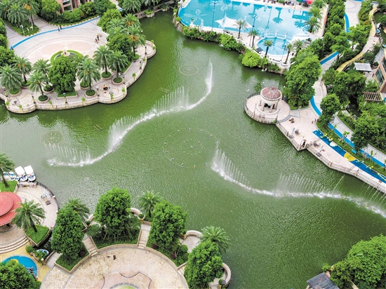 匯景灣·天珺加推的16棟可享湖景C位。