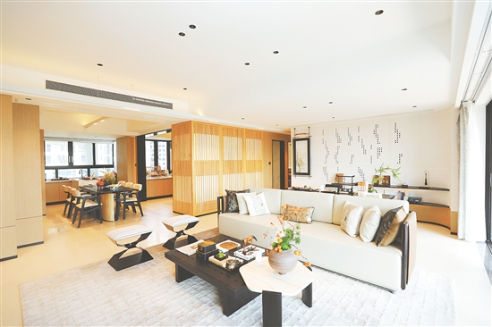 大平層擁有寬敞舒適的居住空間。