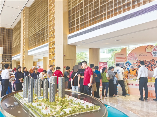 隨著促銷政策與活動的疊加，近期我市不少樓盤人氣不俗。