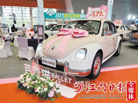 端午節(jié)車展可以看到許多新能源汽車的身影。