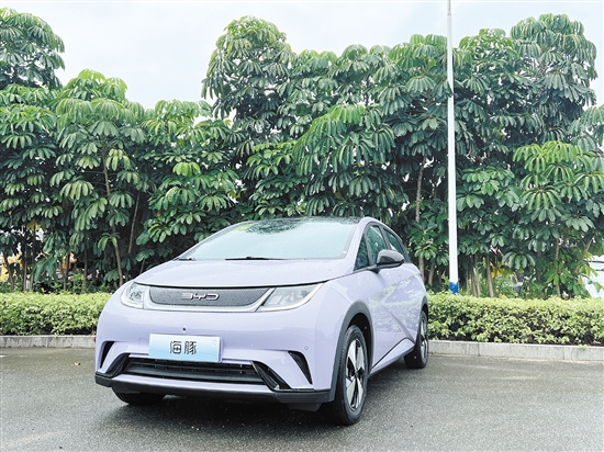 2023款海豚外觀(guān)及內(nèi)飾。